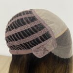 mono top with weft back wig