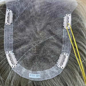 Full Swiss Lace Base Human Hair Topper for Women – Invisible Scalp Coverage | 100% Remy Hair Lightweight Lace Top Piece