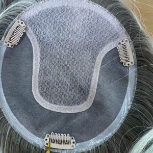 T-Shaped Lace Front Mono Base Human Hair Topper for Women – Natural Scalp Look | 100% Remy Hair Top Piece for Thinning Hair