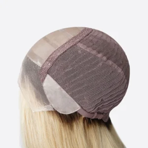 100% Human Man Hair Medical Wigs With Mono Top Inside With Silicone And Lace Front With Machine-made Wefts Back