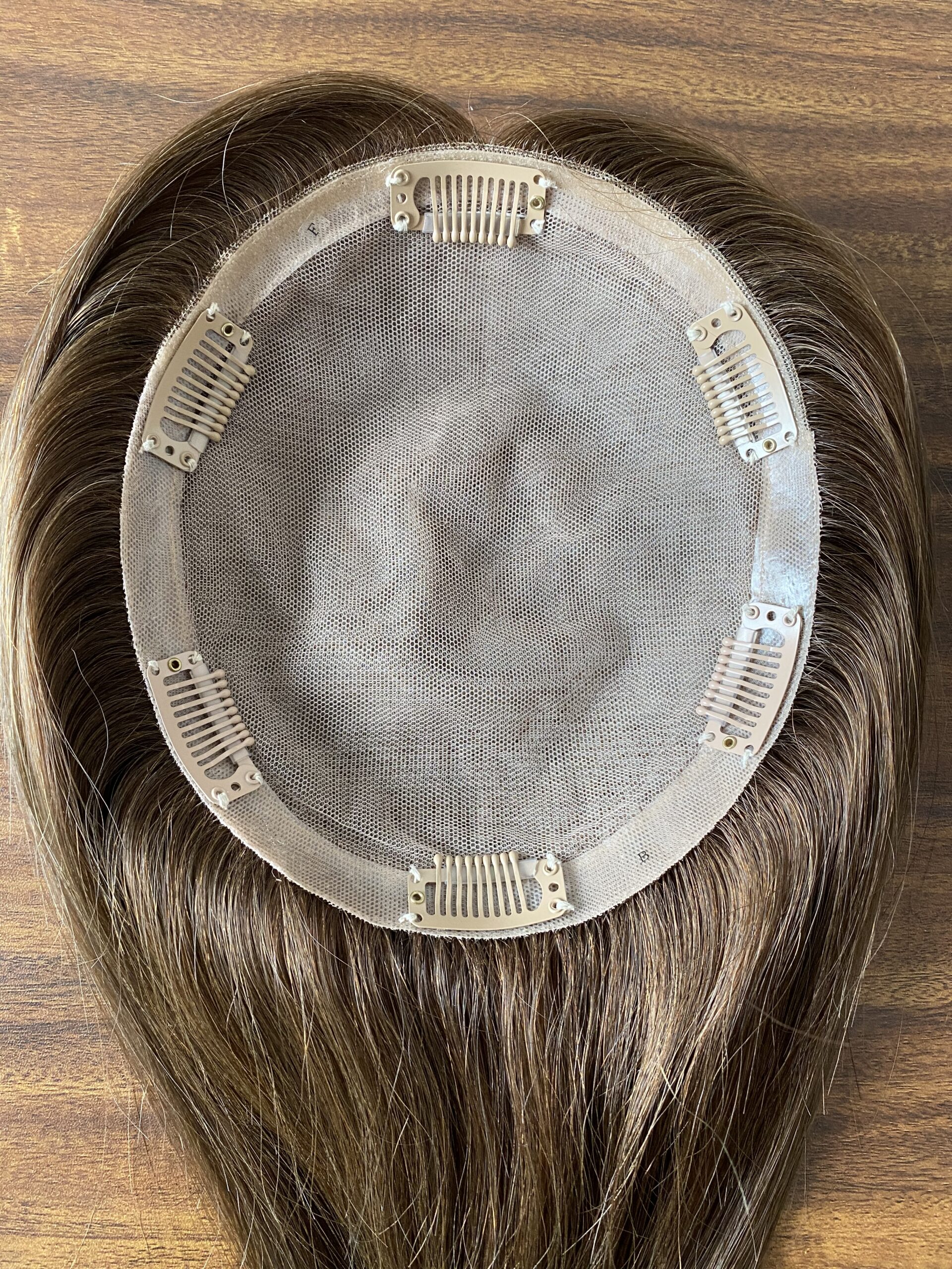 Full Hand Tied Silk Base Big Size 6x7 inch Skin Base Human Hair Toppers For Women Hair Loss