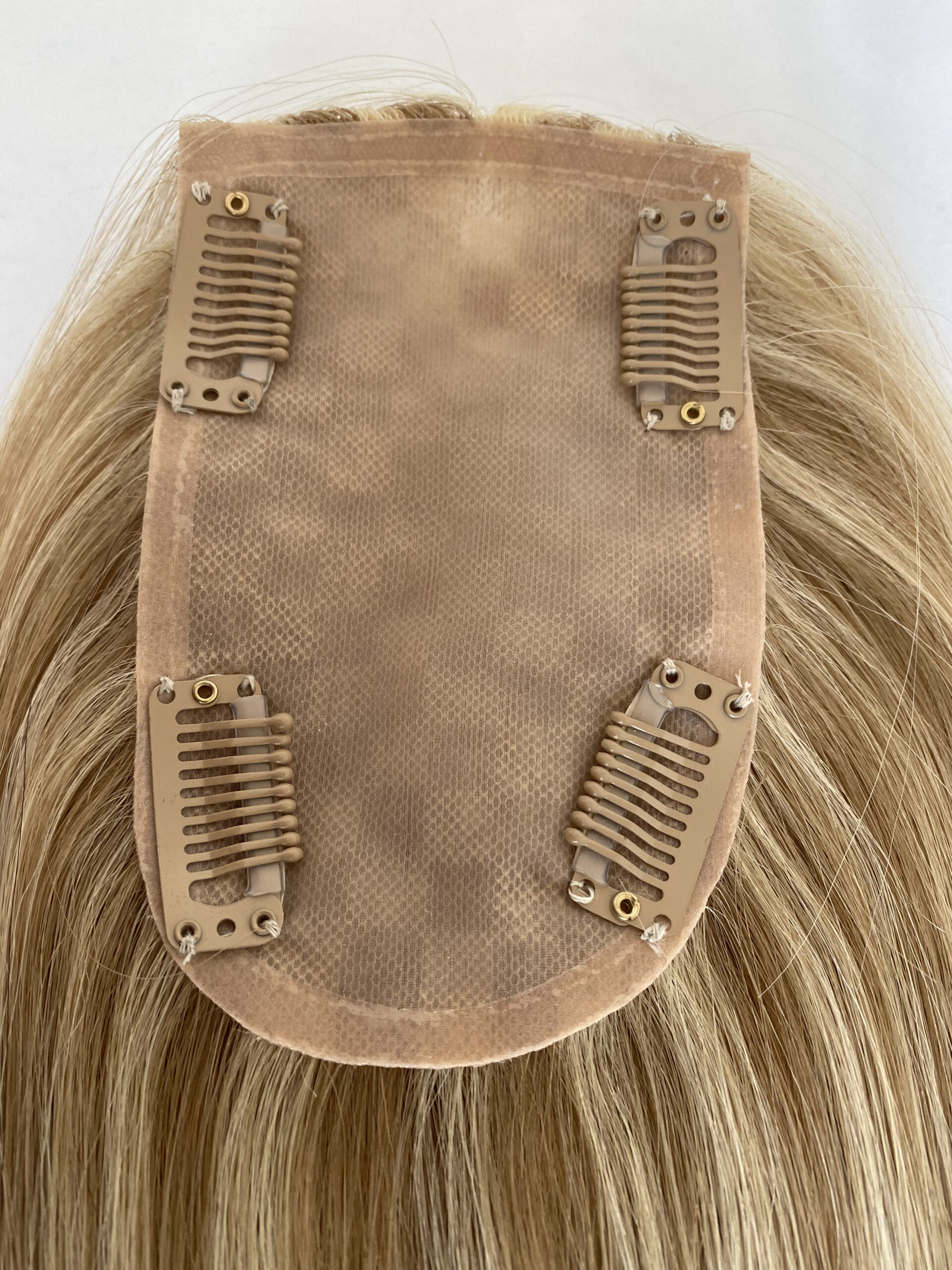 Silk base Human Hair Women Topper For Alopecia, 3x5 inch size - 图片 3