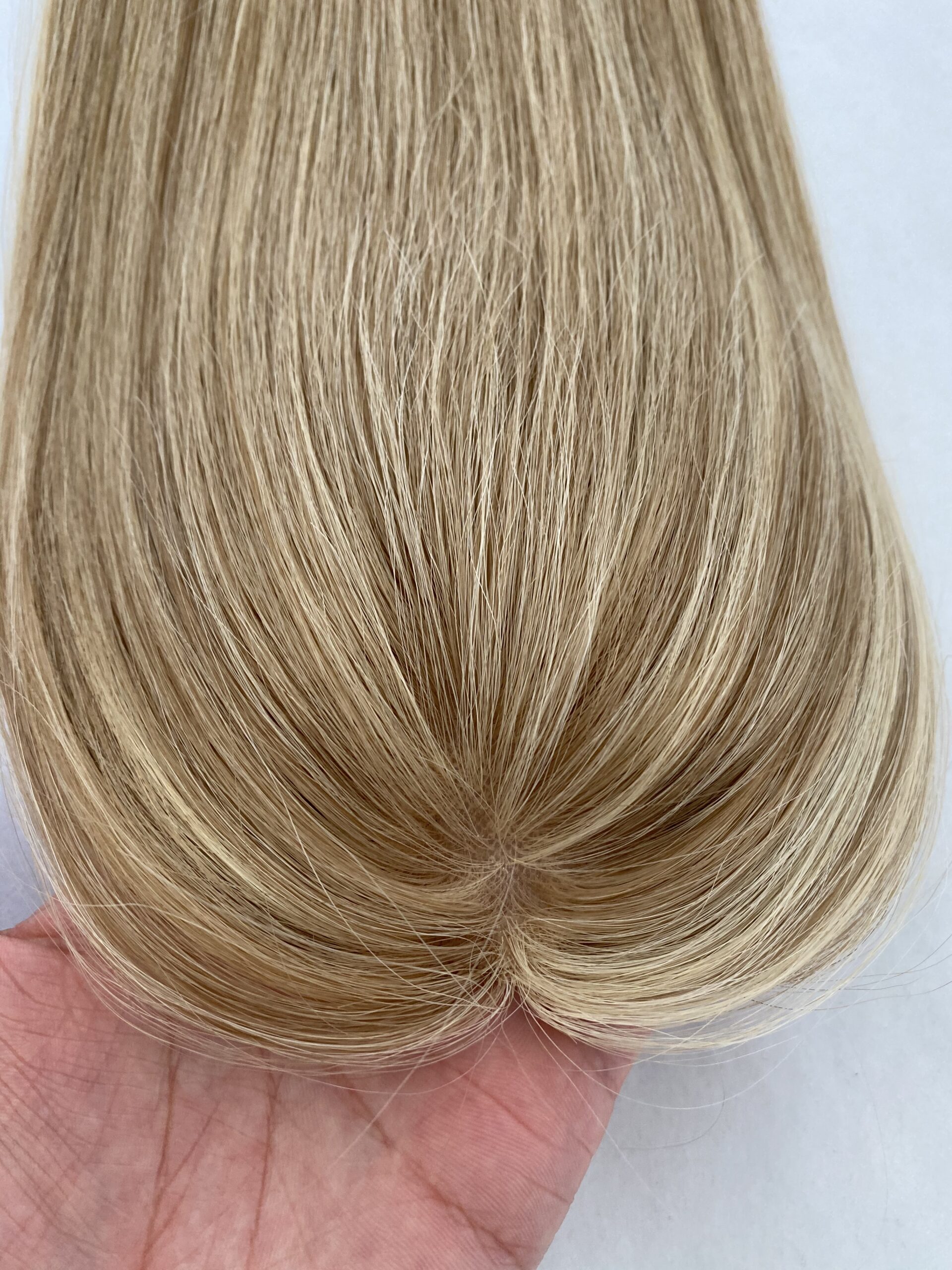 Silk base Human Hair Women Topper For Alopecia, 3x5 inch size - 图片 4