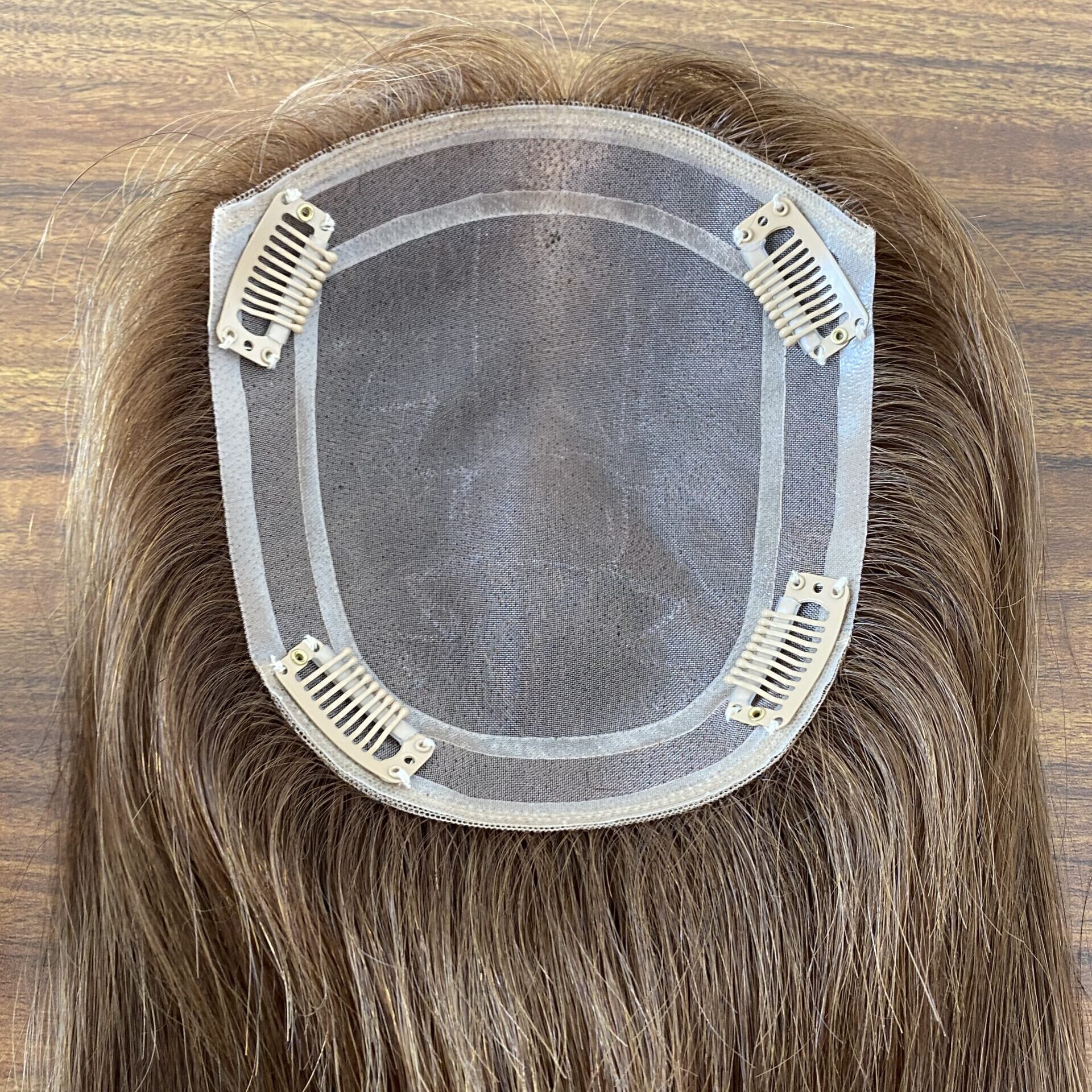 5x6 Mono Base Human Hair Topper for Women – Natural Hair Loss Solution | Remy Hair Top Piece with Realistic Scalp - 图片 4