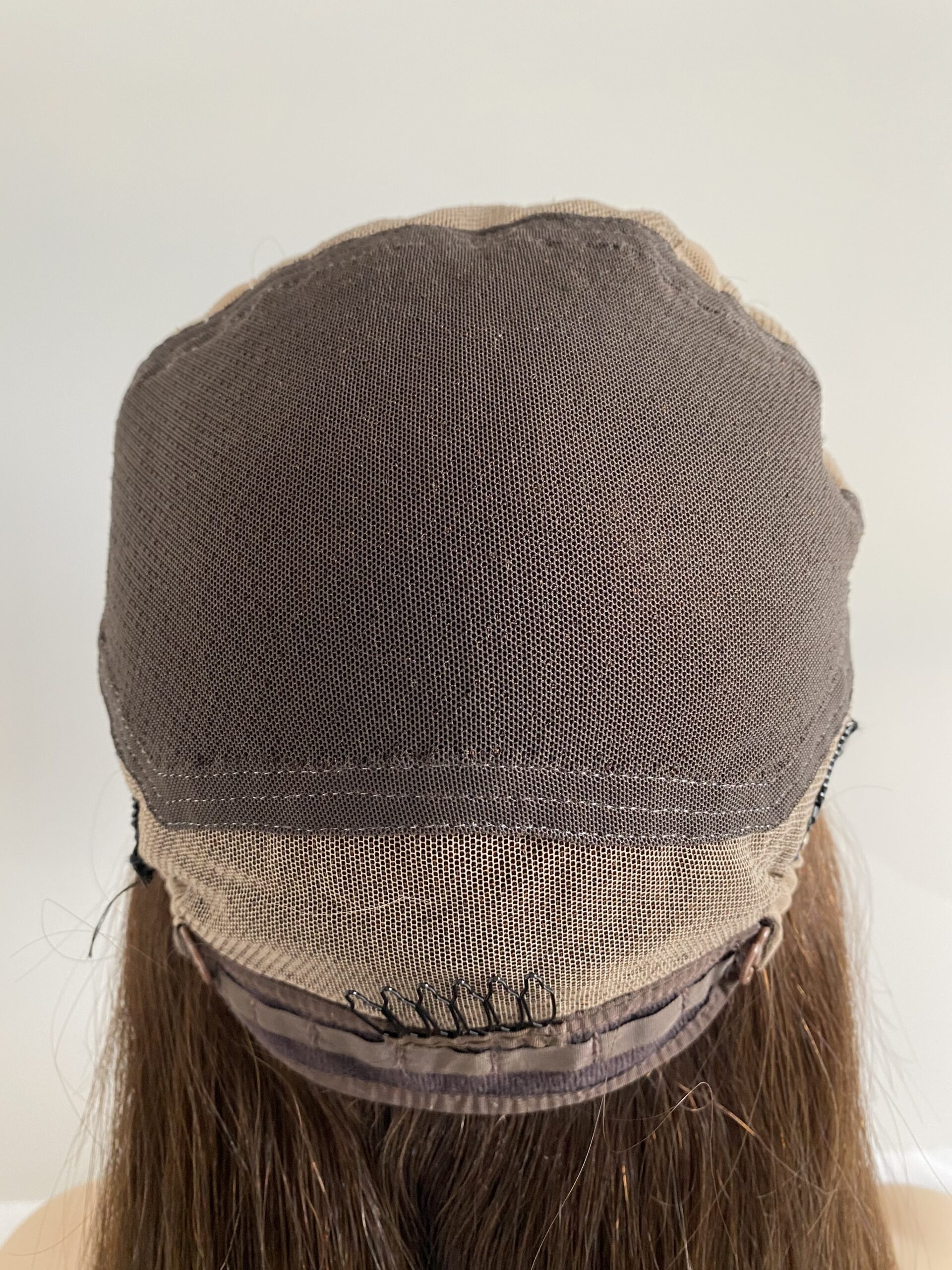 Fully Hand-tied 4x4" Silk Base Full Lace Human Hair Wig - 图片 2