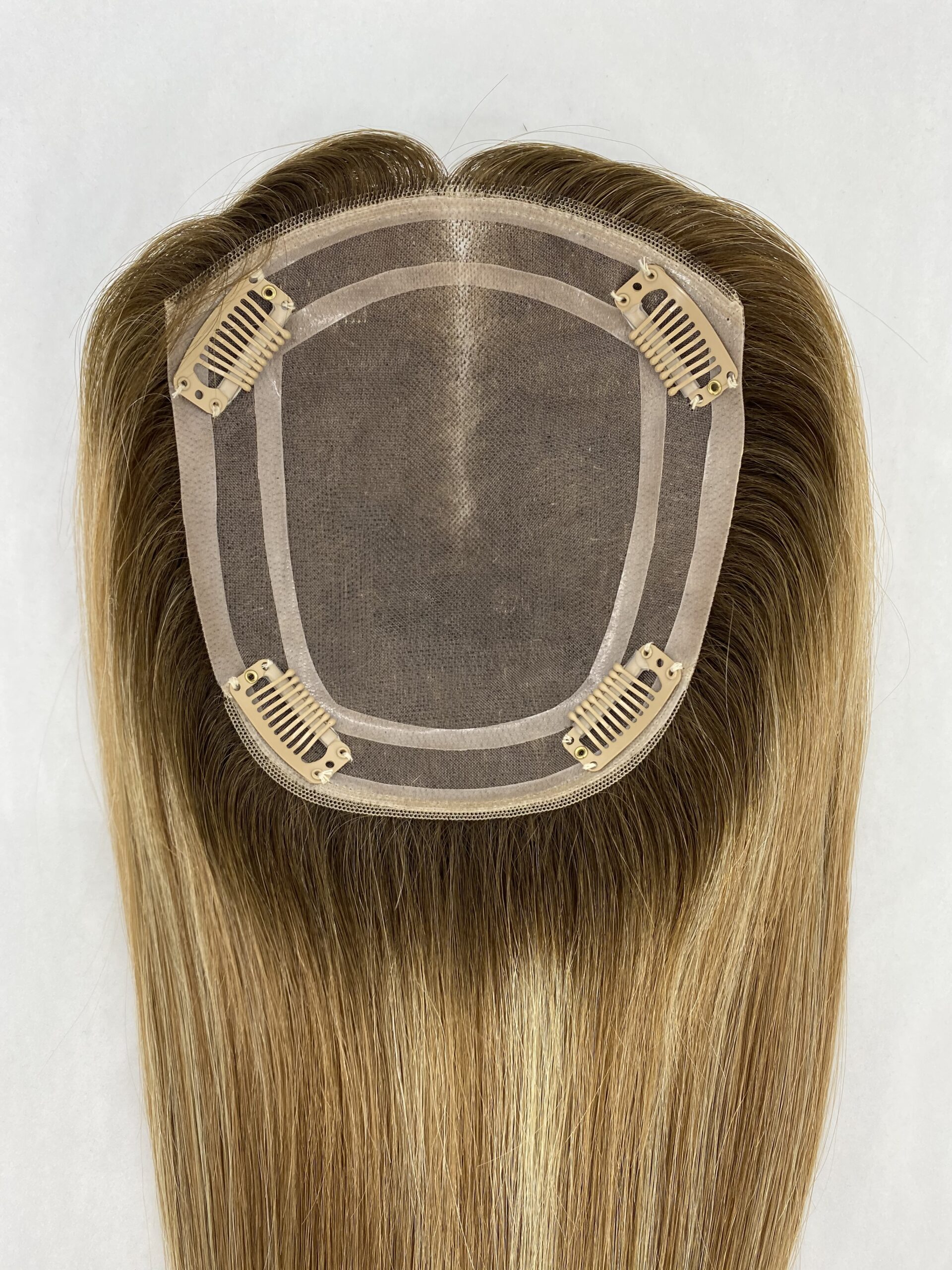 5x6 Mono Base Human Hair Topper for Women – Natural Hair Loss Solution | Remy Hair Top Piece with Realistic Scalp