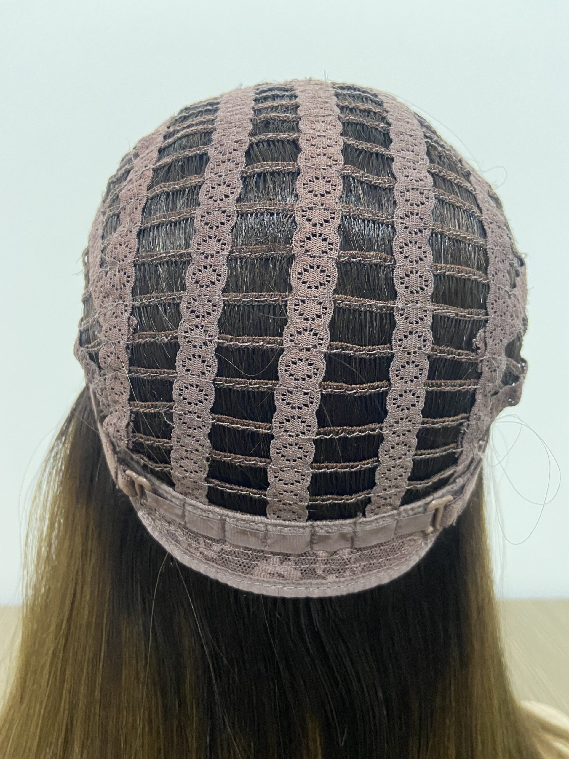 Mono Top With Weft Back Human Hair Lace Fron Wig For White Women - 图片 3