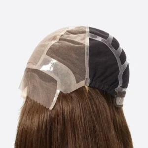 4″x4″ Silk Top Hand-tied Full Lace Silicon Medical Wig For Hair Loss & Cancer Patients