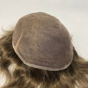 Full Lace Men's Hair Replacement Systems Toupee For Hair Loss And Baldness