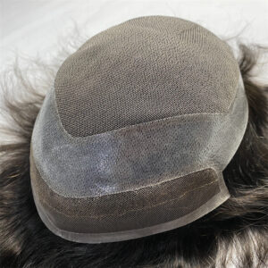 Hollywood Human Hair Toupee - Breathable Lace Replacement System For Men