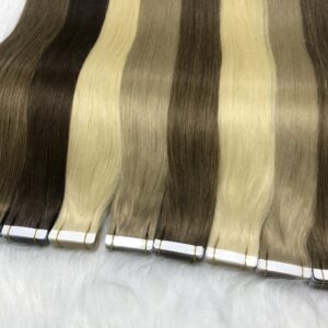 Invisible And Seamless Tape in Hair Extensions Human Hair Hair Injected Tape In Human Hair Extensions