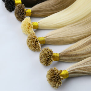 U Tip Hair Extensions 100% Human Hair U-Tip Extensions With Various Colors