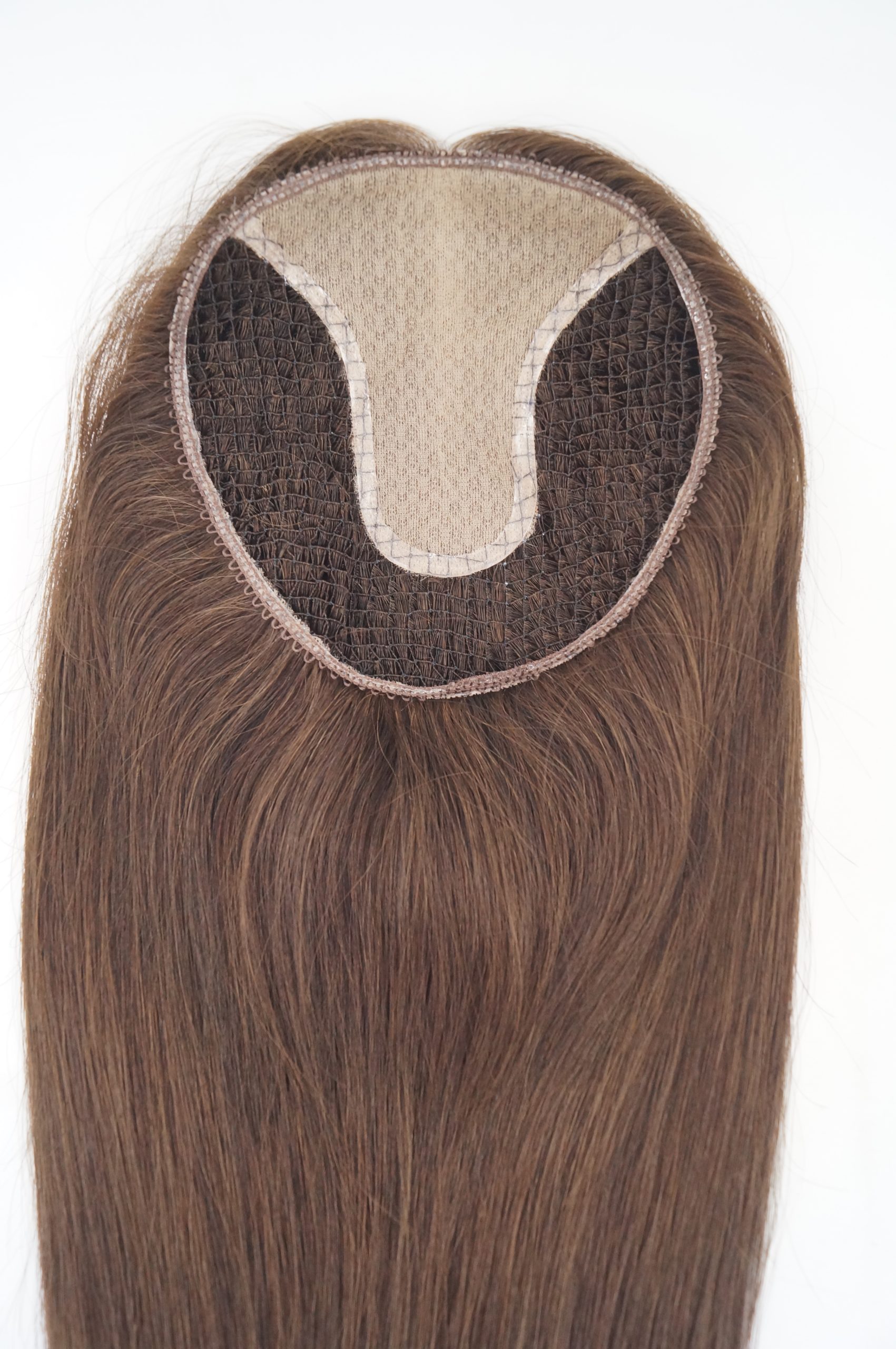 Luxury 6x6 Virgin Human Hair Topper with Silk Base, Premium Fishnet Silk Top Hairpiece for Women, Unprocessed Remy Hair Extensions for Volume - Image 2
