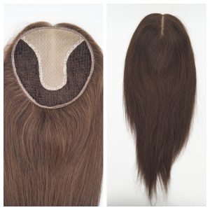 6x6 Virgin Human Hair Topper with Silk Base women toppers